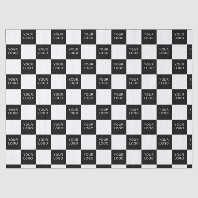 Papier Mousseline Logo de marque commerciale Motif Kraft (Recto)