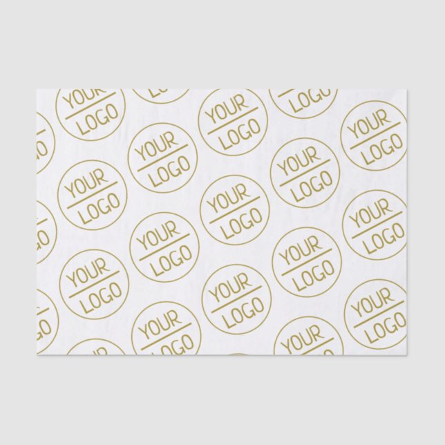 Papier Mousseline Logo De Marque Personnalisé Entreprise Packaging T (Recto)