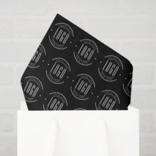Papier Mousseline logo de société sur mesure moderne