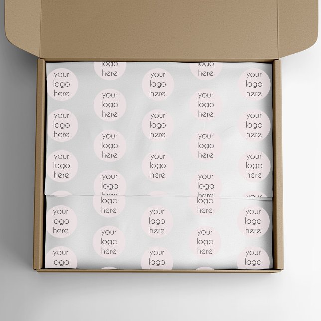 Papier Mousseline Logo d'entreprise de marque Packaging (Créateur téléchargé)