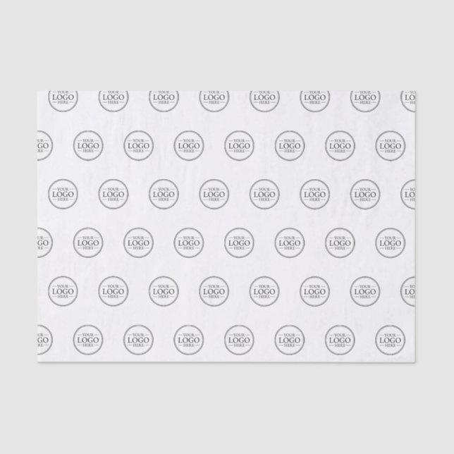 Papier Mousseline Logo d'entreprise personnalisé (Recto)