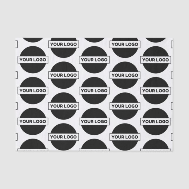 Papier Mousseline Logo d'entreprise personnalisé (Recto)