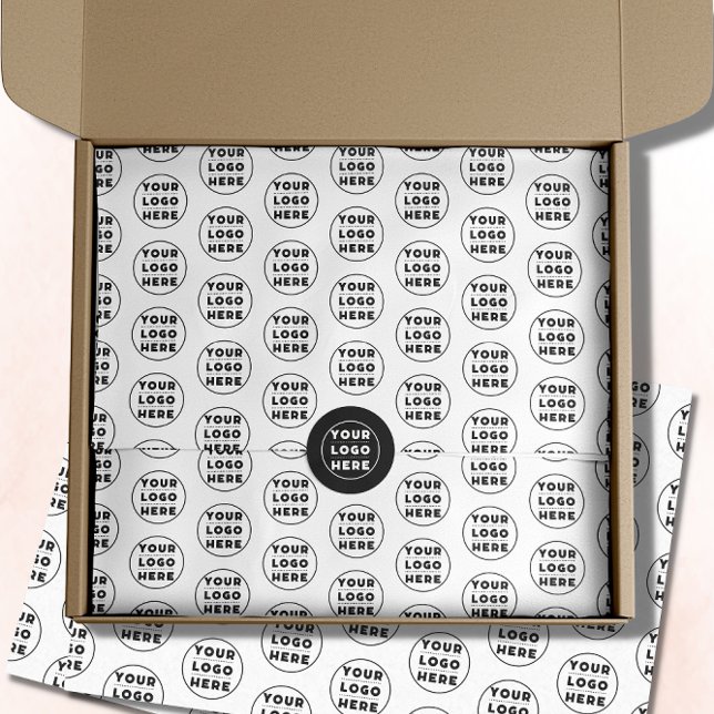 Papier Mousseline Logo d'entreprise simple Packaging (Créateur téléchargé)