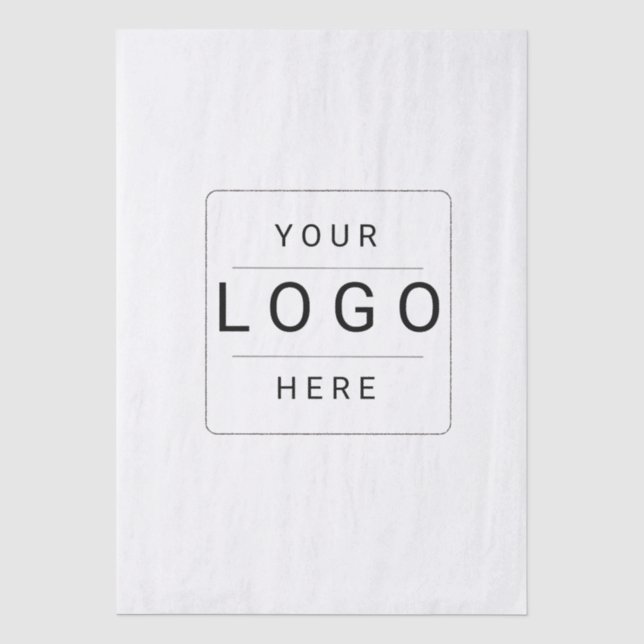 Papier Mousseline Logo personnalisé (Recto)