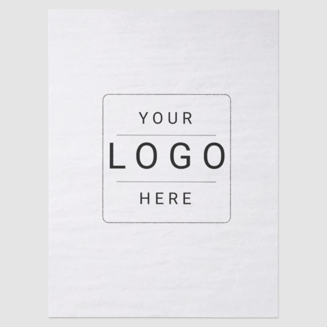Papier Mousseline Logo personnalisé (Recto)