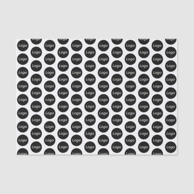 Papier Mousseline Logo personnalisé Emballage professionnel (Recto)