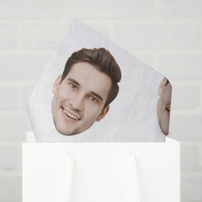 Papier Mousseline Logo personnalisé Mariage d'anniversaire (Sac cadeau)