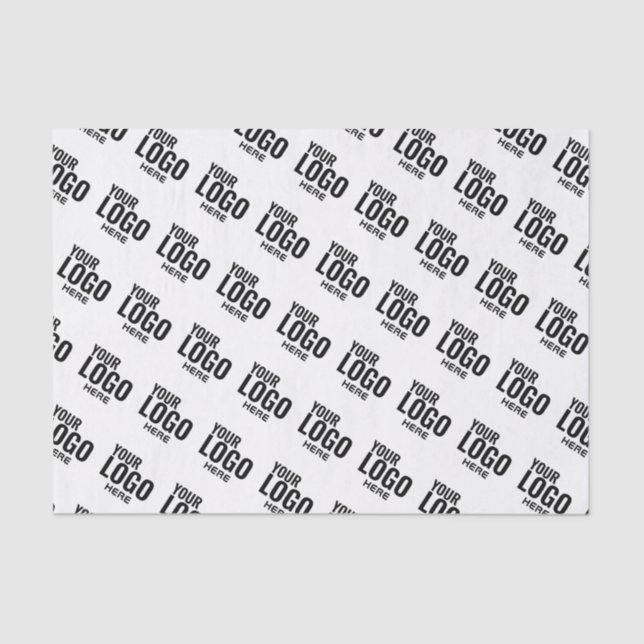 Papier Mousseline Logo Personnalisé Pape de bande de papier Packagin (Recto)