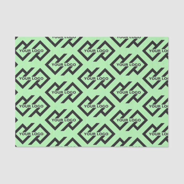 Papier Mousseline Logo Personnalisé Pape de bande de papier Packagin (Recto)