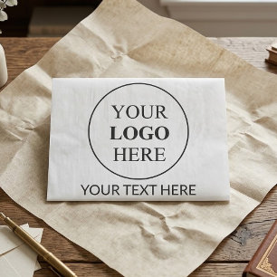 Papier Mousseline Logo Promotionnel Personnalisé