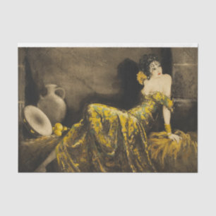 Papier Mousseline Louis Icart Découpage des années 1940