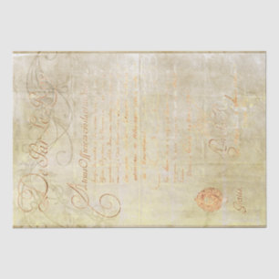 Papier Mousseline Louis XVI, Permis de script du Roi de France