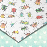 Papier Mousseline Love Bugs Tissue Paper<br><div class="desc">Laissez ces bugs d'amour colorés à l'aquarelle envelopper votre cadeau dans le style! Parfait pour la Saint Valentin !</div>