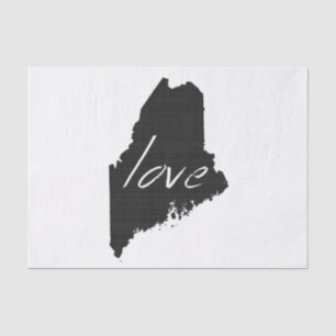 Papier Mousseline Love Maine