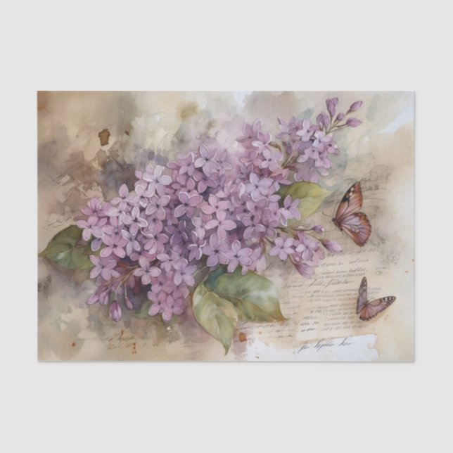 Papier Mousseline Lovely Lilac (Recto)
