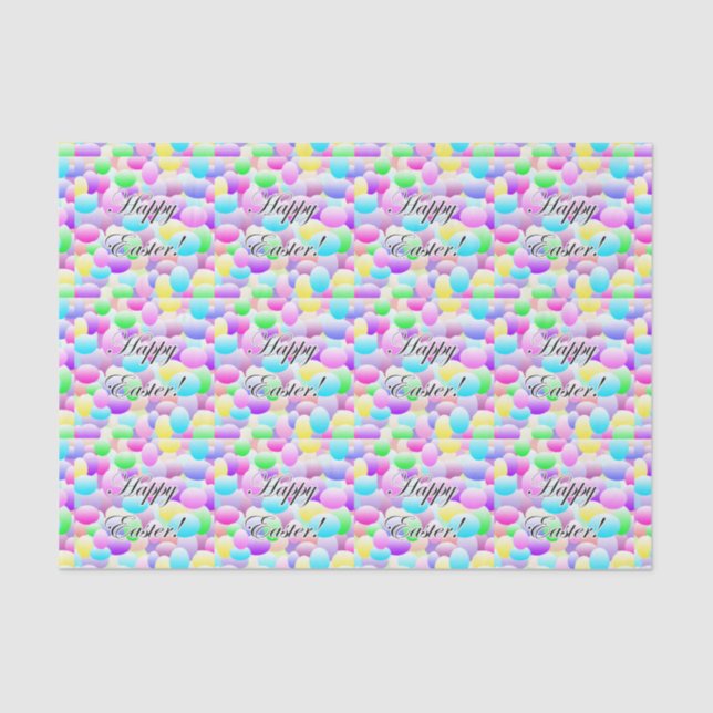 Papier Mousseline Lumière heureuse de Pâques (Recto)