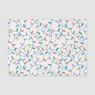 Papier Mousseline Lumières de Noël