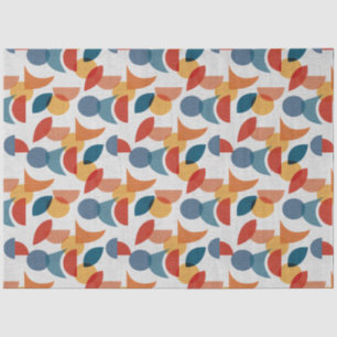 Papier Mousseline Lumineuse géométrique rétro Abstrait Moyen-siècle 