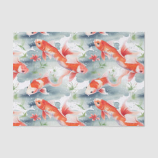 Papier Mousseline Lumineux Koi Fish Garden Salle de bain Découpage