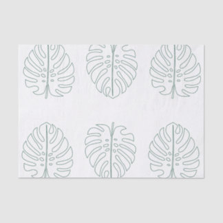 Papier Mousseline Lundi Monstera