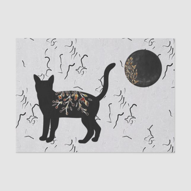 Papier Mousseline Lune ombragée (Recto)