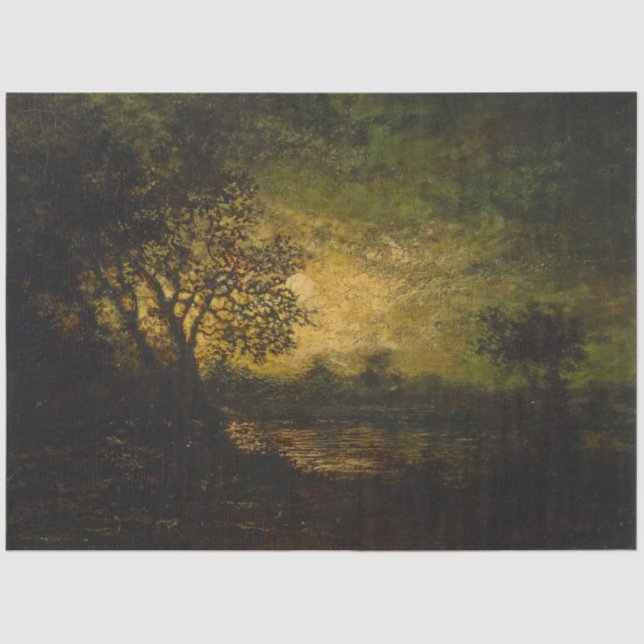 Papier Mousseline Lune (par Ralph Albert Blakelock) (Recto)