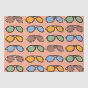 Papier Mousseline Lunettes de soleil Coloré Lunettes de soleil d'été