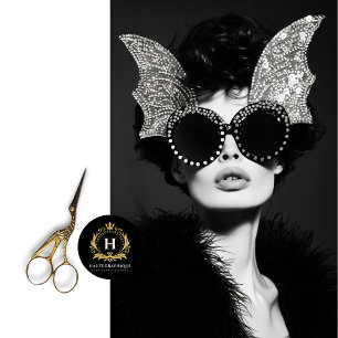 Papier Mousseline Lunettes de soleil vintage en batterie de verre Ed