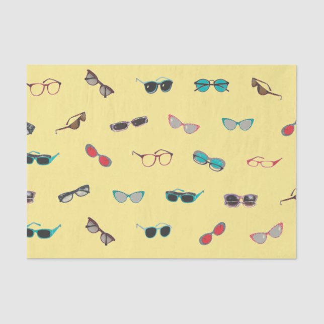 Papier Mousseline Lunettes de vue et lunettes de soleil Cadeau (Recto)
