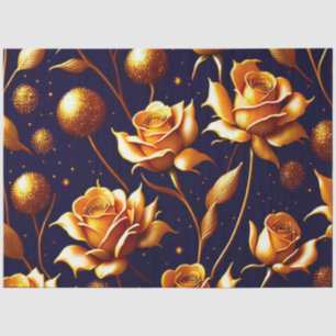 Papier Mousseline Luxe Gold Boho Rose Collection moderne