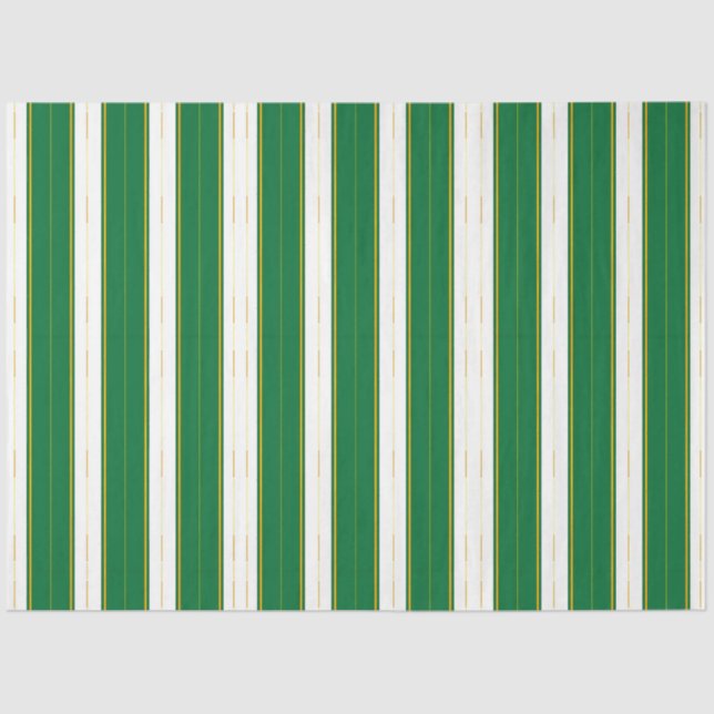 Papier Mousseline Luxe Linge Moderne Green Gold Texture Collection (Recto)