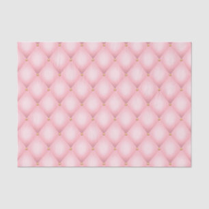 Papier Mousseline Luxueux Motif en diamant verni rose