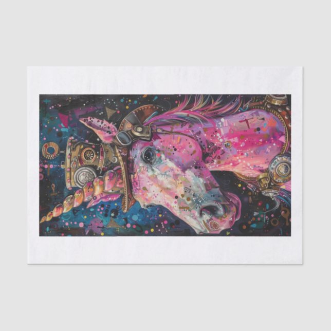 Papier Mousseline Lyfe10 Unicorne (Recto)