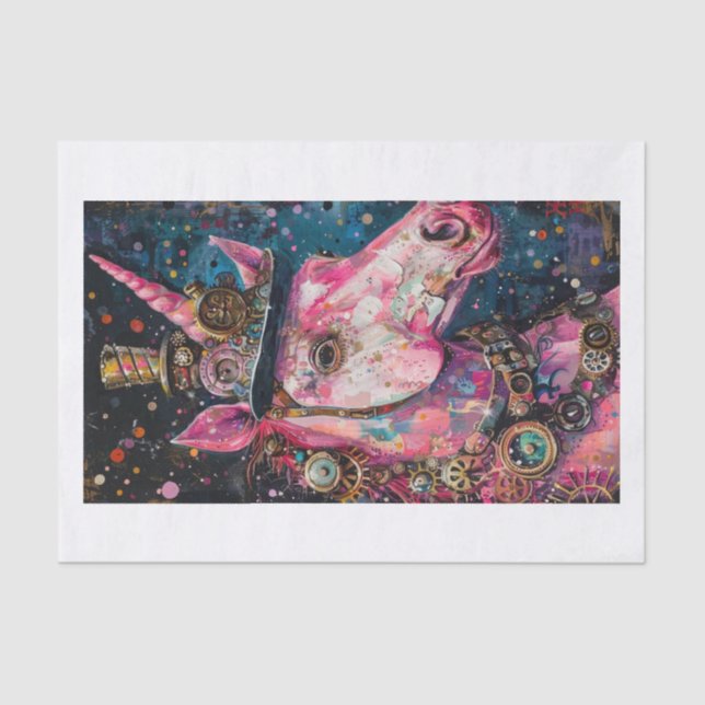 Papier Mousseline Lyfe12 Unicorne (Recto)