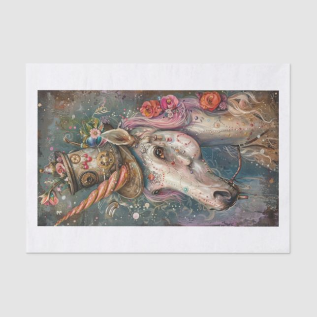 Papier Mousseline Lyfe16 Unicorne (Recto)