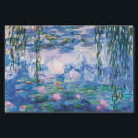 Papier Mousseline Lys d'eau par Claude Monet<br><div class="desc">Water Lys par Claude Monet.
S'il vous plaît visitez mon magasin pour un design plus intéressant et plus de choix de couleurs. => zazzle.com/iwheels*</div>