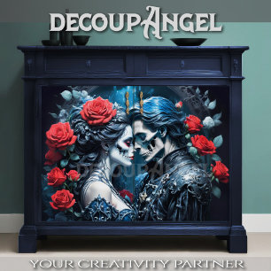 Papier Mousseline M. et Mme Dracula - Découpage -
