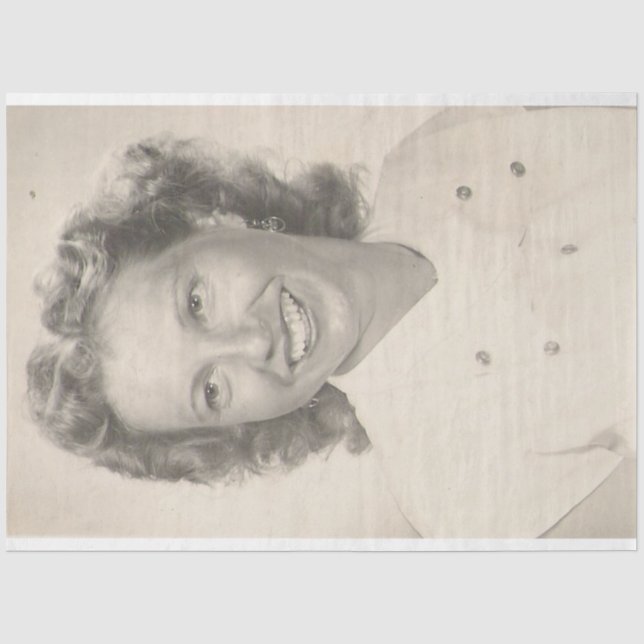 Papier Mousseline Ma Mère La Mère du monde  (Recto)