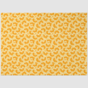 Papier Mousseline Macaroni et Motif de fromage