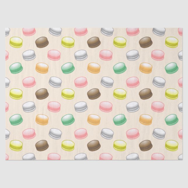 Papier Mousseline Macarons (Recto)