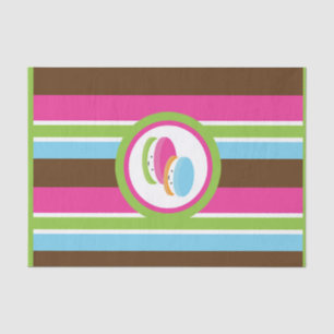 Papier Mousseline Macarons de la mignonne boulangerie colorée Faveur