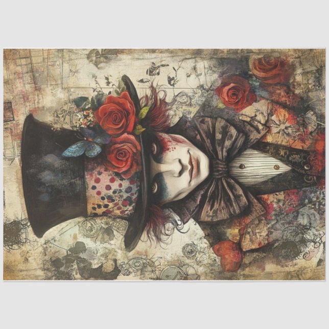 Papier Mousseline Mad Hatter (Recto)