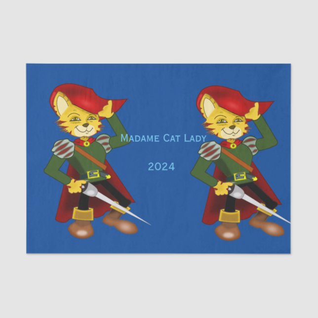 Papier Mousseline Madame Cat Lady 2024 pour le président Thunder_Cov (Recto)