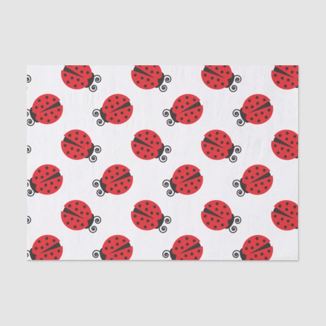 Papier Mousseline Madame mignonne Bug Pattern (Recto)