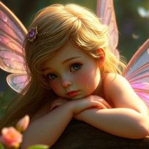 Papier Mousseline Magical Fairy Princess Decoupage