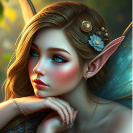 Papier Mousseline Magical Fairy Princess Decoupage Paper