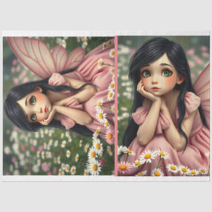 Papier Mousseline Magical Fairy Princess Double Trouble Decoupage