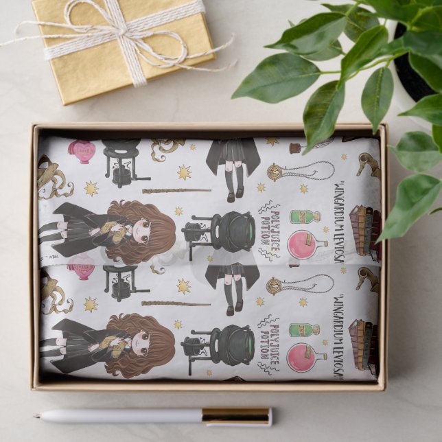 Papier Mousseline Magical Hermione Granger Watercolor (Cadeau)