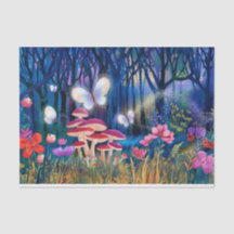 Magie des papillons, forêt éthérée,