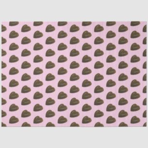 Papier Mousseline Magnifique motif de cœur en chocolat